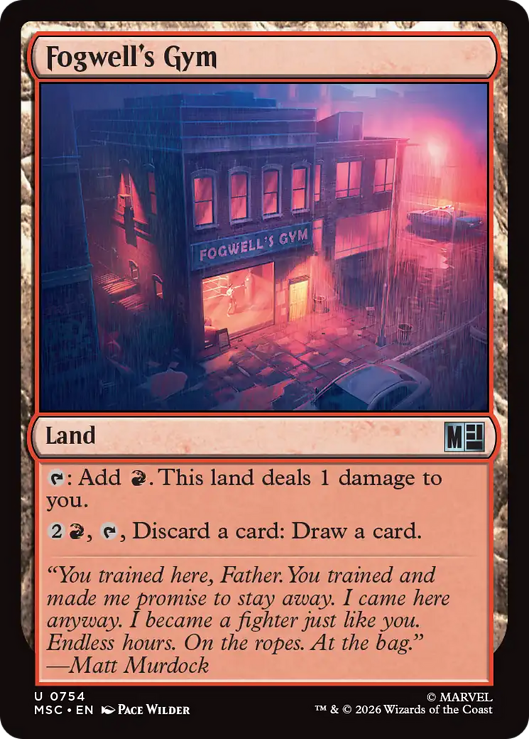 Fogwell's Gym [Marvel Super Heroes Commander] | Card Merchant Takapuna