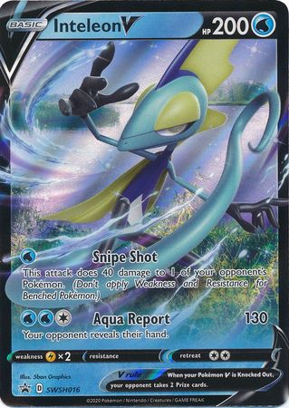 Inteleon V (SWSH016) [Sword & Shield: Black Star Promos] | Card Merchant Takapuna