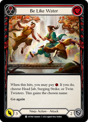Be Like Water (Red) [OUT068] (Outsiders)  Rainbow Foil | Card Merchant Takapuna
