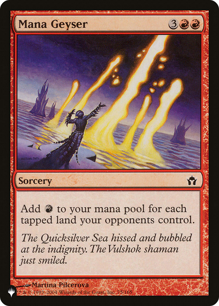 Mana Geyser [The List] | Card Merchant Takapuna