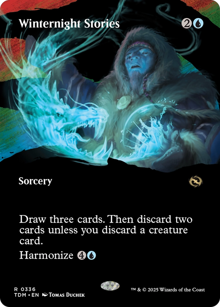 Winternight Stories (Borderless) [Tarkir: Dragonstorm] | Card Merchant Takapuna