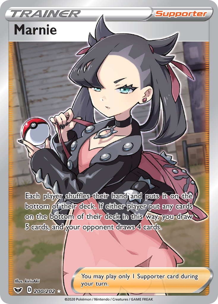 Marnie (200/202) [Sword & Shield: Base Set] | Card Merchant Takapuna