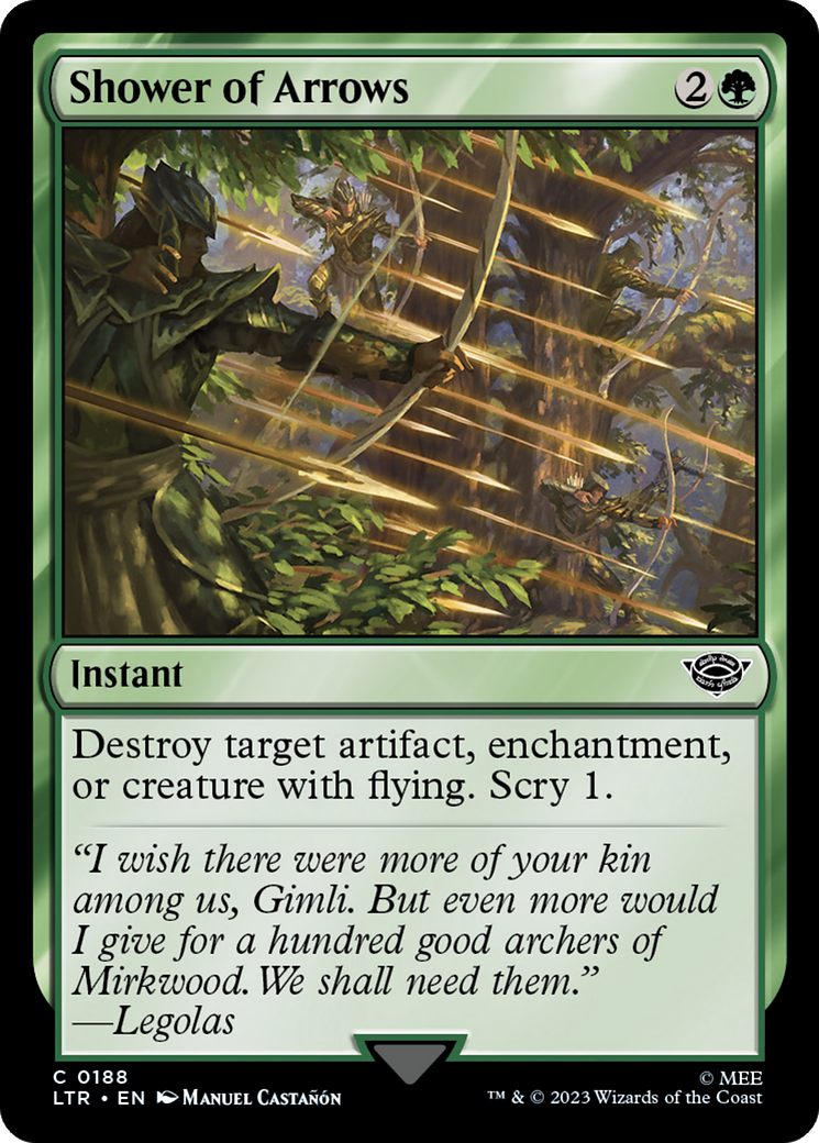 Shower of Arrows [The Lord of the Rings: Tales of Middle-Earth] | Card Merchant Takapuna