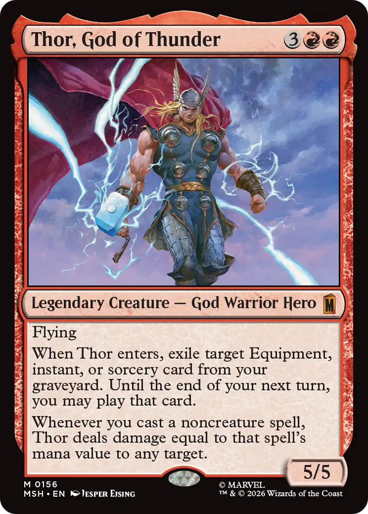 Thor, God of Thunder [Marvel Super Heroes] | Card Merchant Takapuna