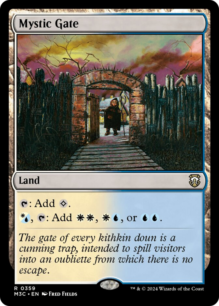 Mystic Gate (Ripple Foil) [Modern Horizons 3 Commander] | Card Merchant Takapuna