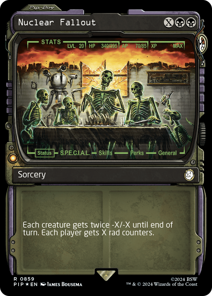 Nuclear Fallout (Showcase) (Surge Foil) [Fallout] | Card Merchant Takapuna