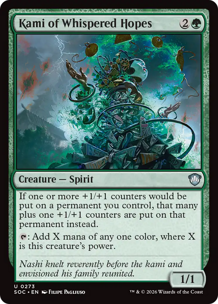 Kami of Whispered Hopes [Secrets of Strixhaven Commander] | Card Merchant Takapuna