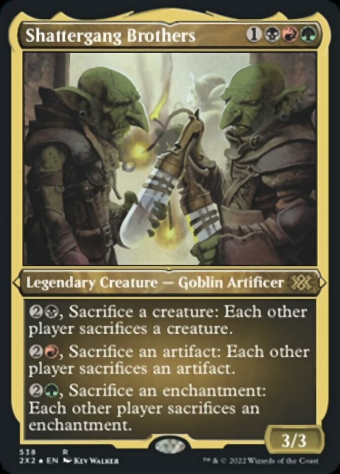 Shattergang Brothers (Foil Etched) [Double Masters 2022] | Card Merchant Takapuna