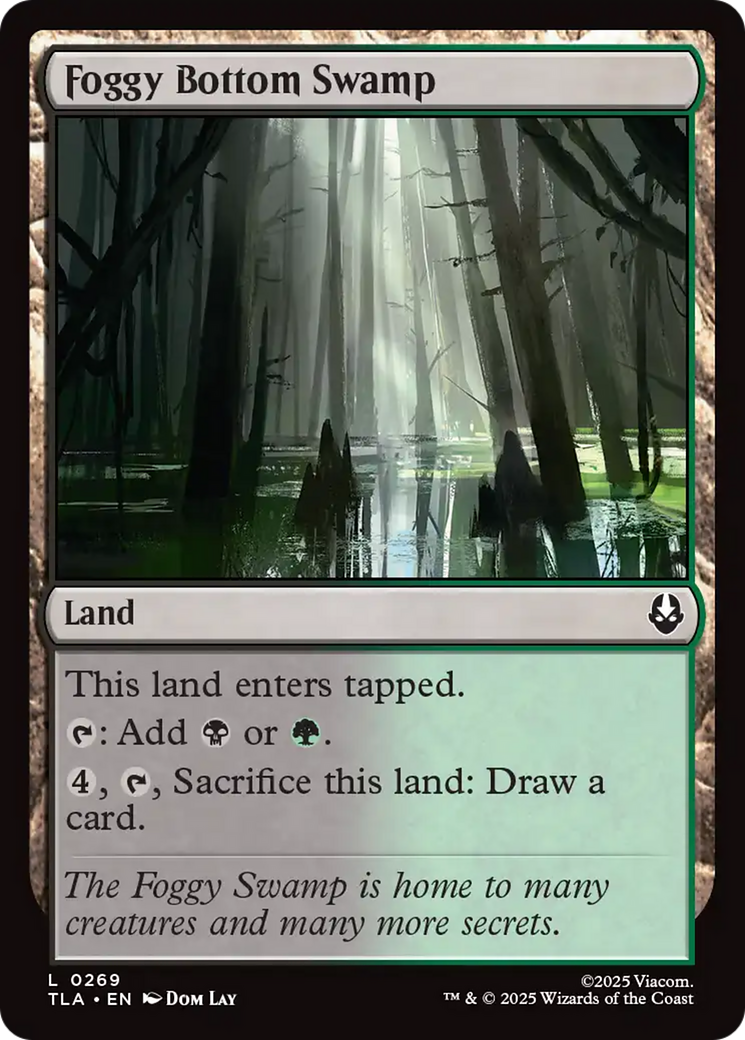 Foggy Bottom Swamp [Avatar: The Last Airbender] | Card Merchant Takapuna