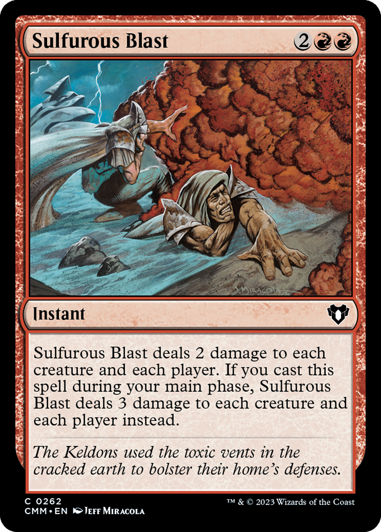 Sulfurous Blast [Commander Masters] | Card Merchant Takapuna