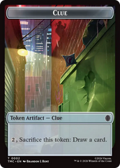 Ooze // Clue Double-Sided Token [Teenage Mutant Ninja Turtles Commander Tokens] | Card Merchant Takapuna