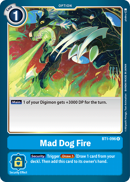 Mad Dog Fire [BT1-096] [Release Special Booster Ver.1.0] | Card Merchant Takapuna