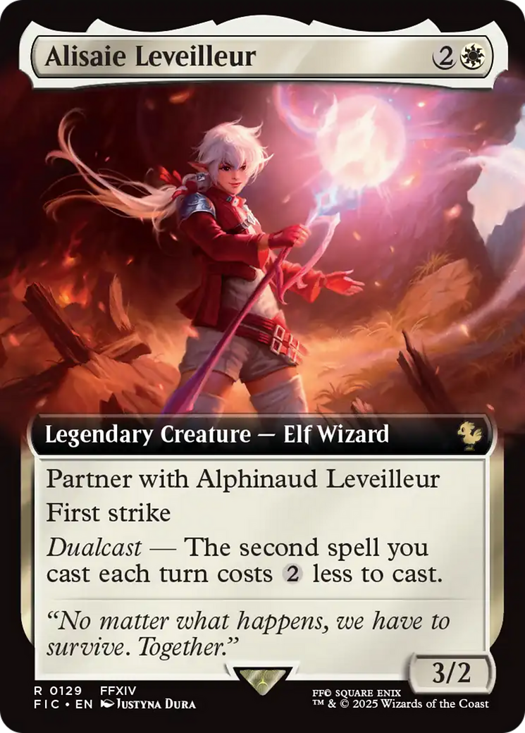 Alisaie Leveilleur (Extended Art) [FINAL FANTASY Commander] | Card Merchant Takapuna
