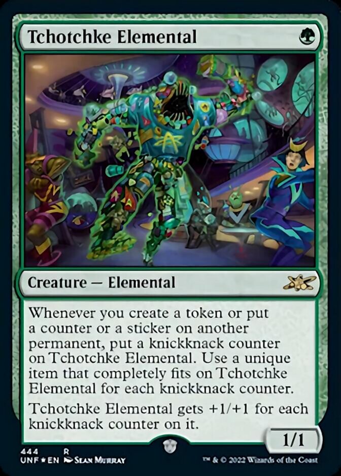 Tchotchke Elemental (Galaxy Foil) [Unfinity] | Card Merchant Takapuna