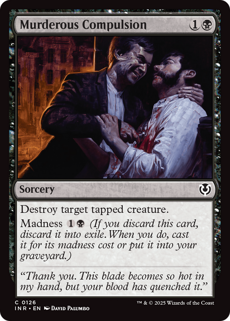 Murderous Compulsion [Innistrad Remastered] | Card Merchant Takapuna
