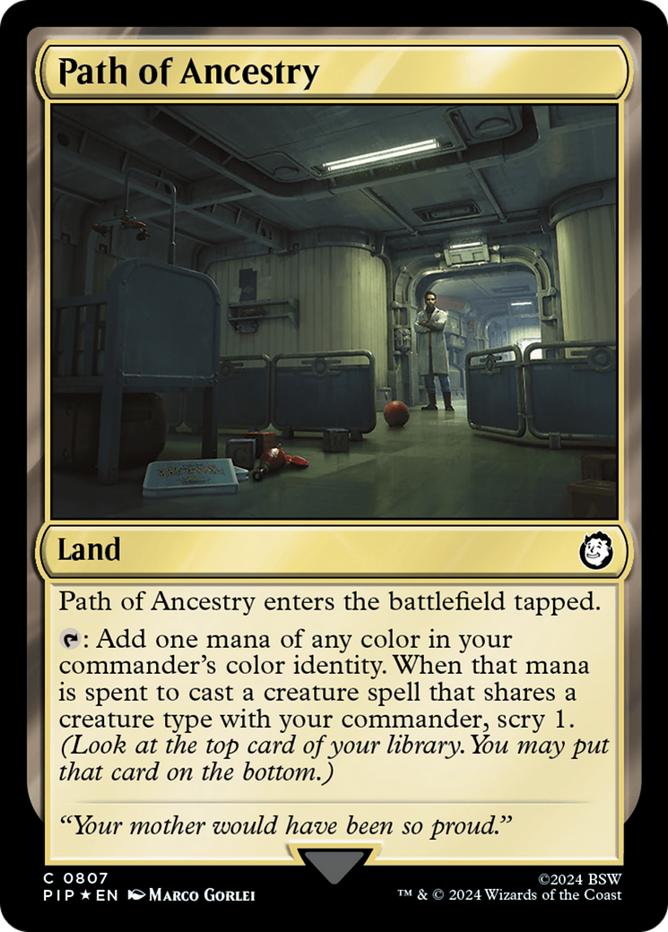 Path of Ancestry (Surge Foil) [Fallout] | Card Merchant Takapuna
