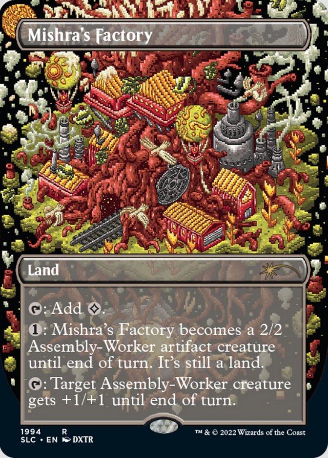 Mishra's Factory (Borderless) [Secret Lair Countdown Kit] | Card Merchant Takapuna