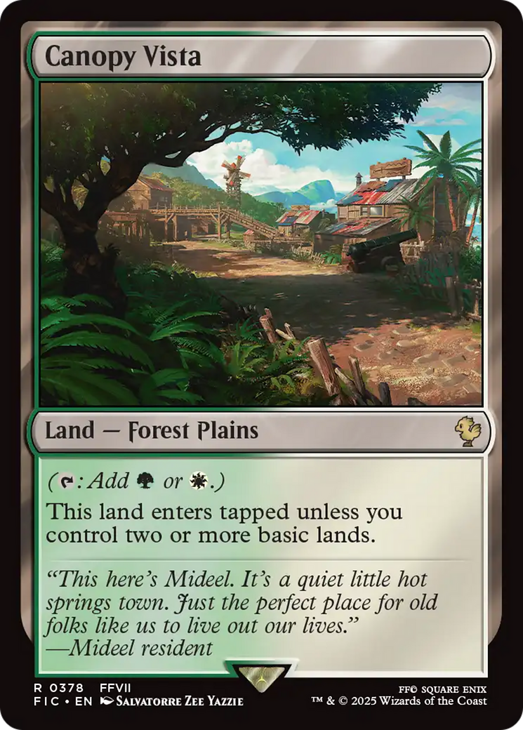 Canopy Vista [FINAL FANTASY Commander] | Card Merchant Takapuna