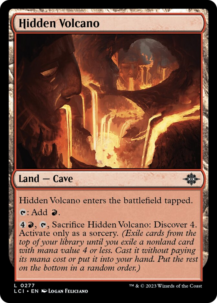 Hidden Volcano [The Lost Caverns of Ixalan] | Card Merchant Takapuna