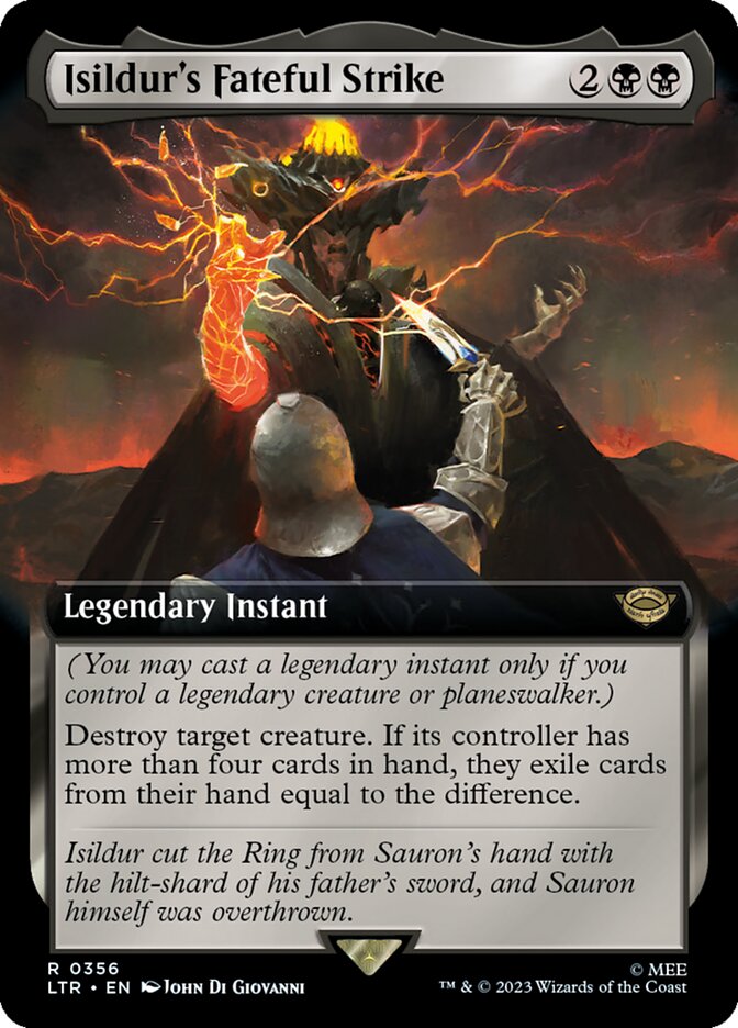 Isildur's Fateful Strike (Extended Art) [The Lord of the Rings: Tales of Middle-Earth] | Card Merchant Takapuna