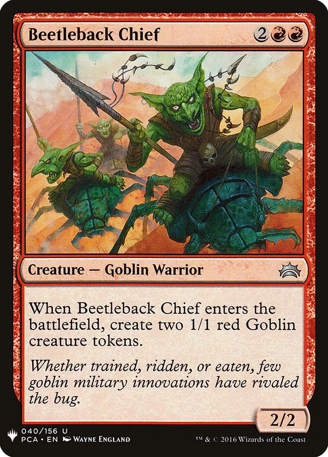 Beetleback Chief [Mystery Booster] | Card Merchant Takapuna