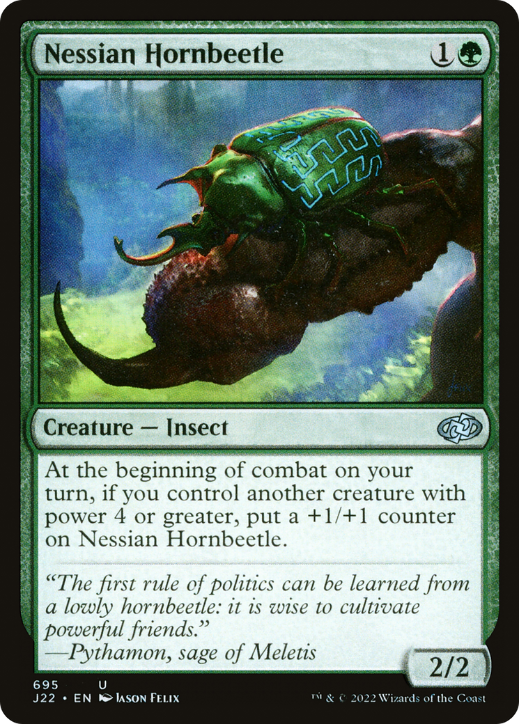 Nessian Hornbeetle [Jumpstart 2022] | Card Merchant Takapuna