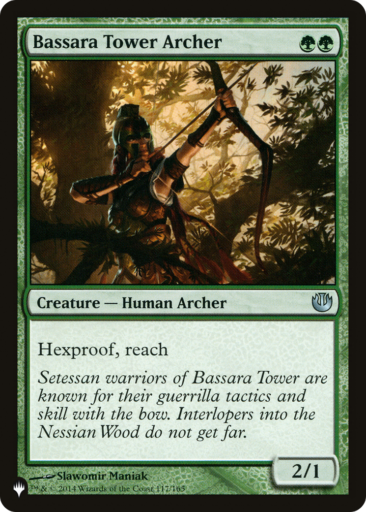Bassara Tower Archer [The List] | Card Merchant Takapuna
