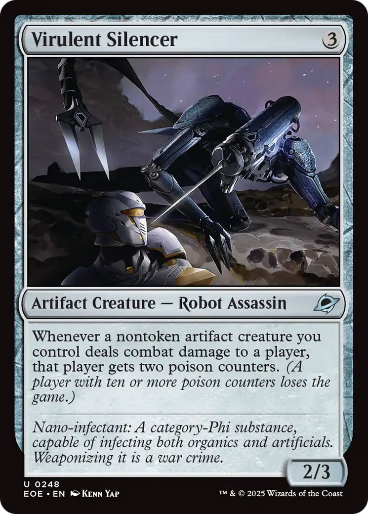 Virulent Silencer [Edge of Eternities] | Card Merchant Takapuna