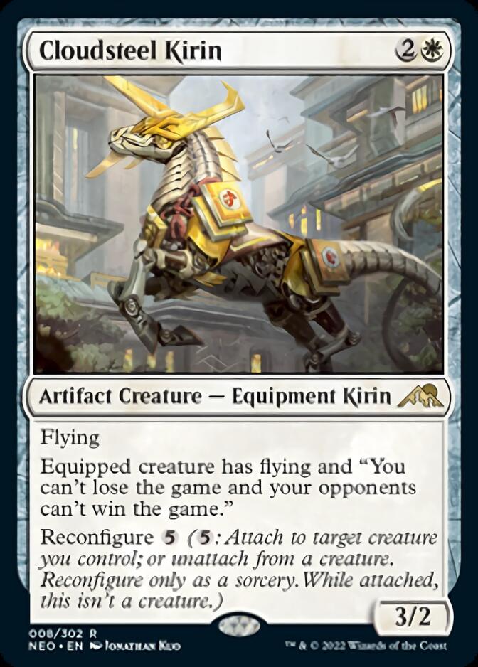 Cloudsteel Kirin [Kamigawa: Neon Dynasty] | Card Merchant Takapuna