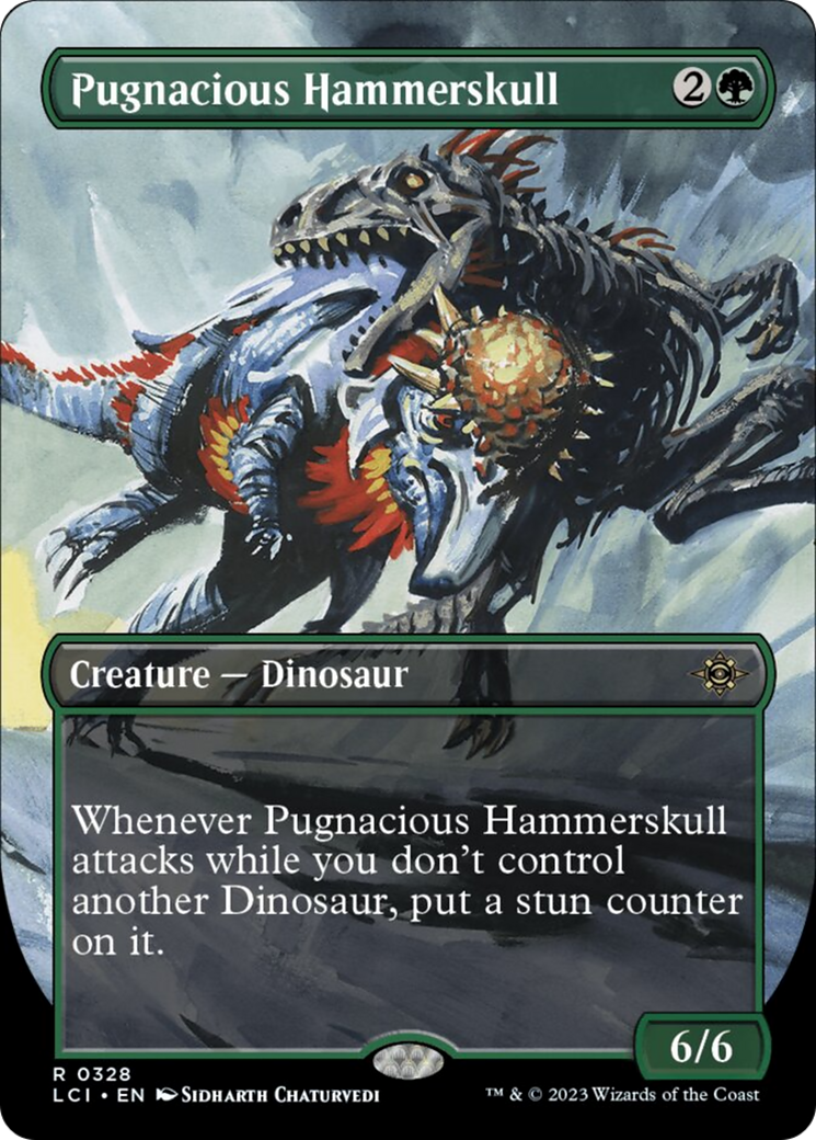 Pugnacious Hammerskull (Borderless) [The Lost Caverns of Ixalan] | Card Merchant Takapuna