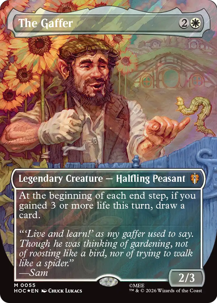 The Gaffer (Borderless) (Surge Foil) [The Hobbit: Eternal-Legal] | Card Merchant Takapuna
