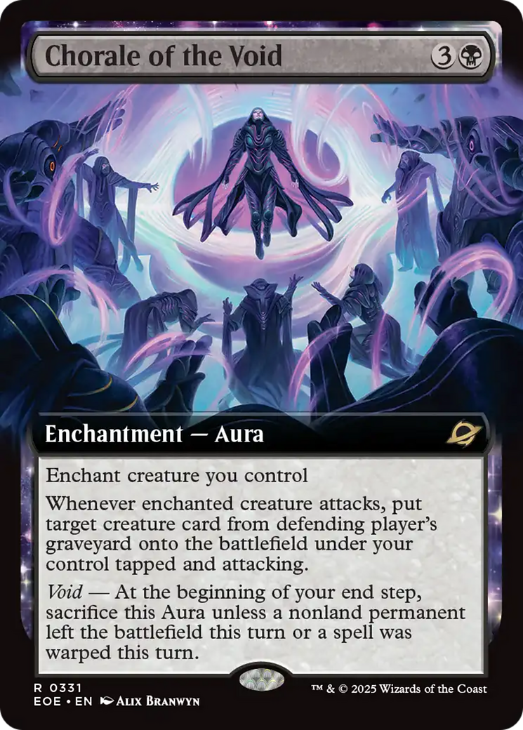 Chorale of the Void (Extended Art) [Edge of Eternities] | Card Merchant Takapuna