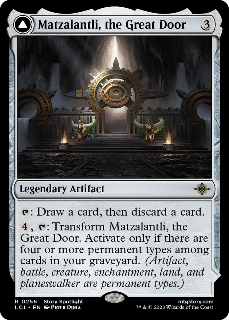 Matzalantli, the Great Door // The Core [The Lost Caverns of Ixalan] | Card Merchant Takapuna