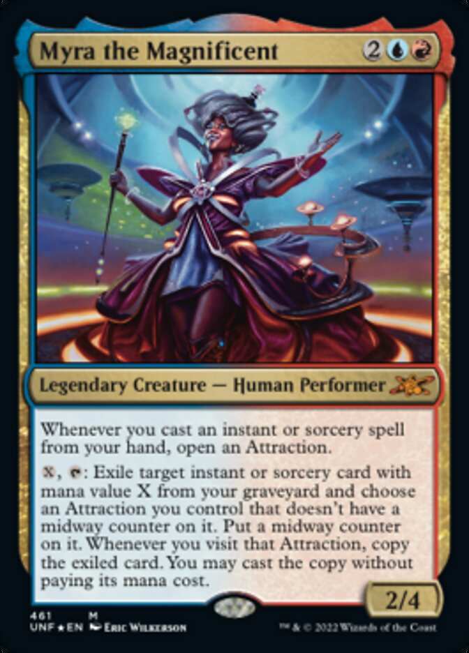 Myra the Magnificent (Galaxy Foil) [Unfinity] | Card Merchant Takapuna
