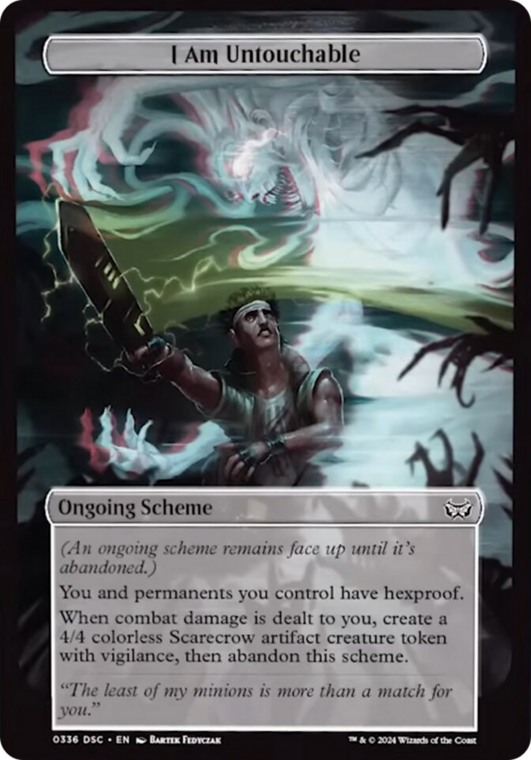 I Am Untouchable (Full Art) [Duskmourn: Archenemy] | Card Merchant Takapuna