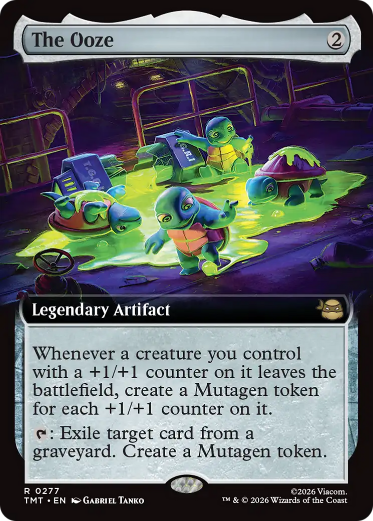 The Ooze (Extended Art) [Teenage Mutant Ninja Turtles] | Card Merchant Takapuna