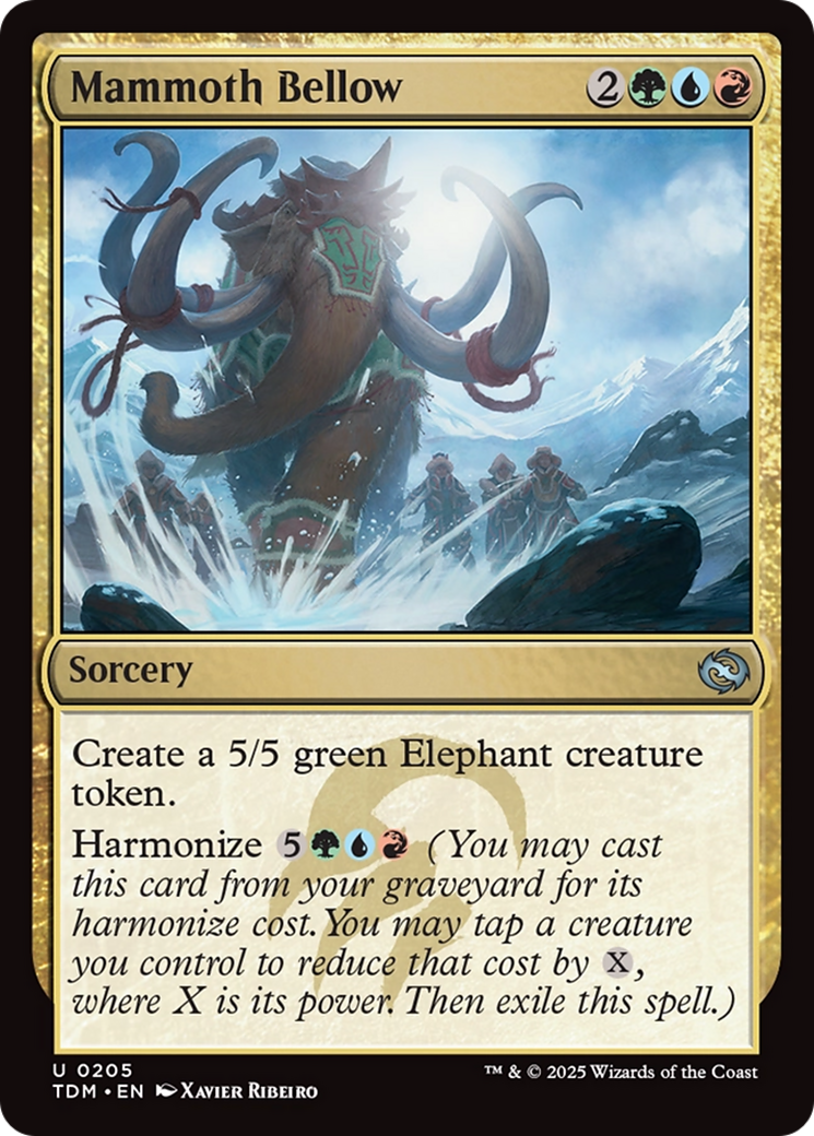 Mammoth Bellow [Tarkir: Dragonstorm] | Card Merchant Takapuna