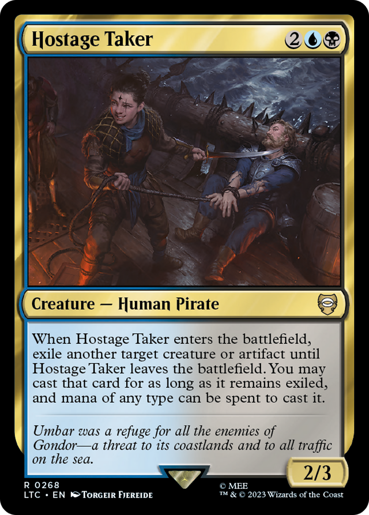 Hostage Taker [The Lord of the Rings: Tales of Middle-Earth Commander] | Card Merchant Takapuna