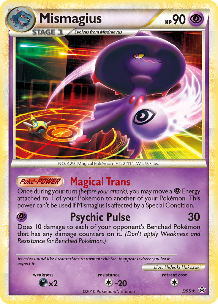 Mismagius (5/95) [HeartGold & SoulSilver: Unleashed] | Card Merchant Takapuna