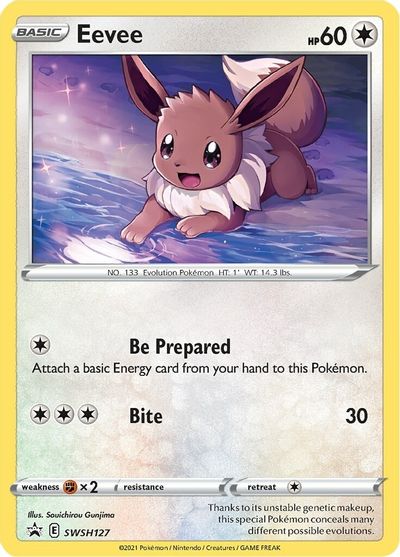 Eevee (SWSH127) [Sword & Shield: Black Star Promos] | Card Merchant Takapuna