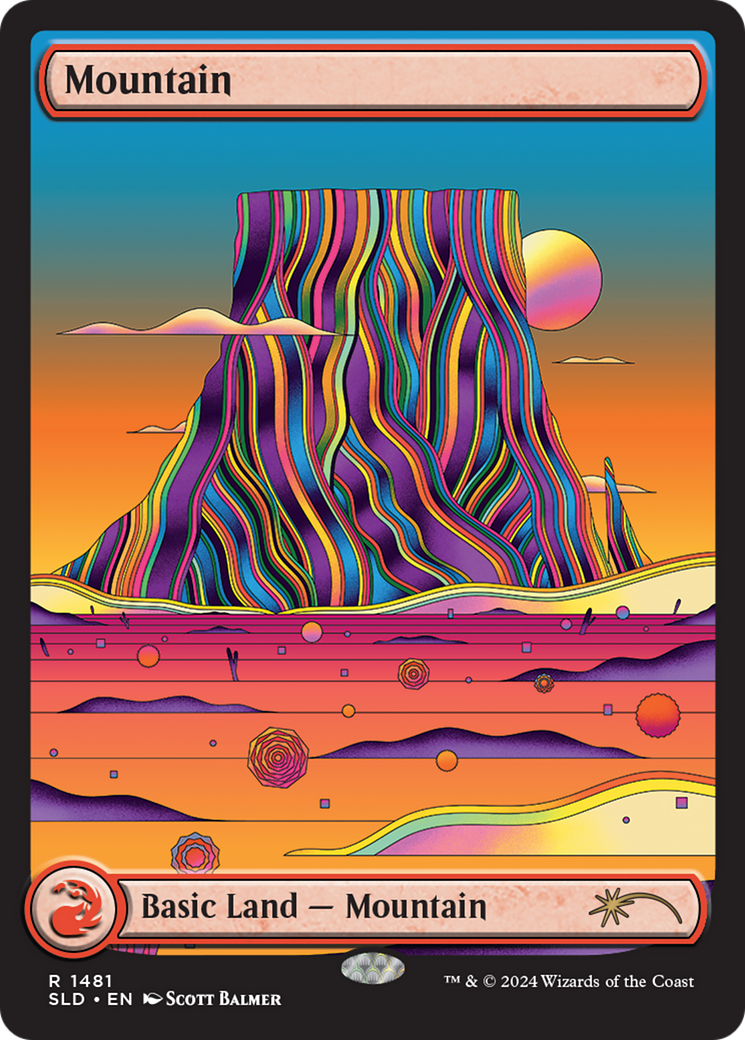 Mountain (1481) [Secret Lair Drop Series] | Card Merchant Takapuna