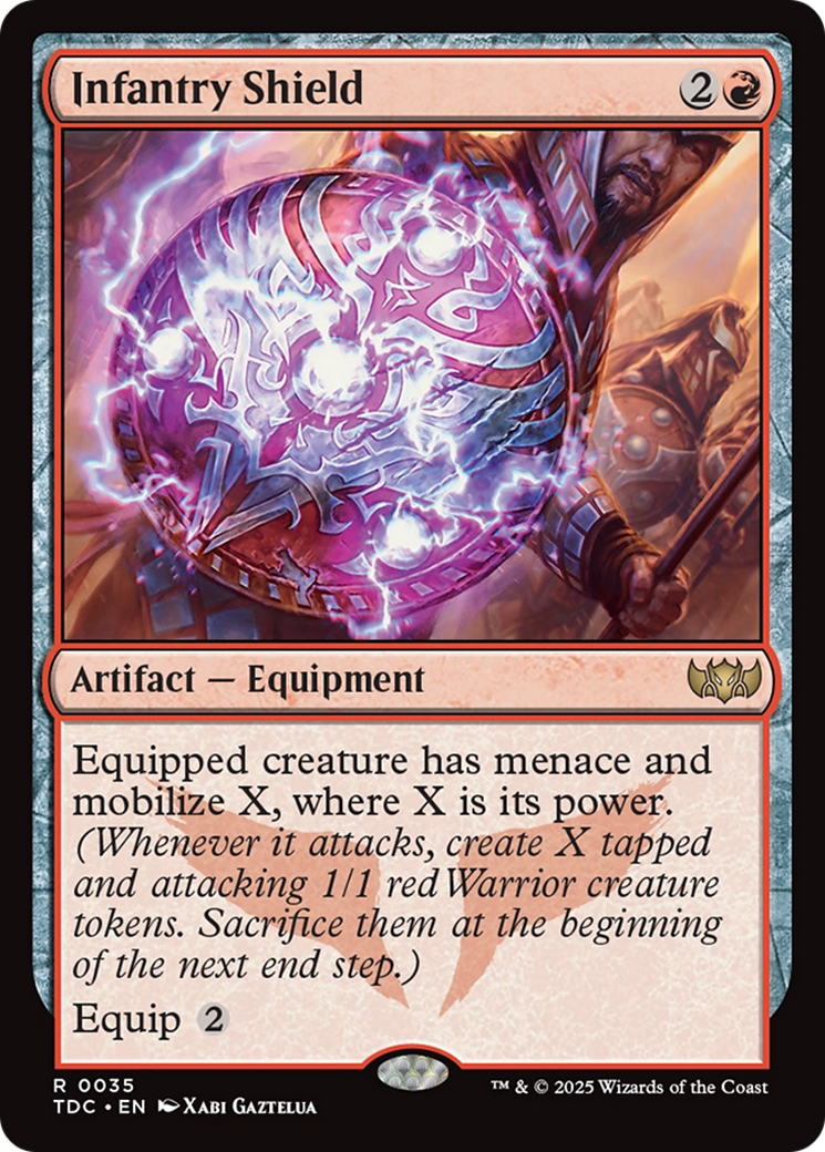Infantry Shield [Tarkir: Dragonstorm Commander] | Card Merchant Takapuna