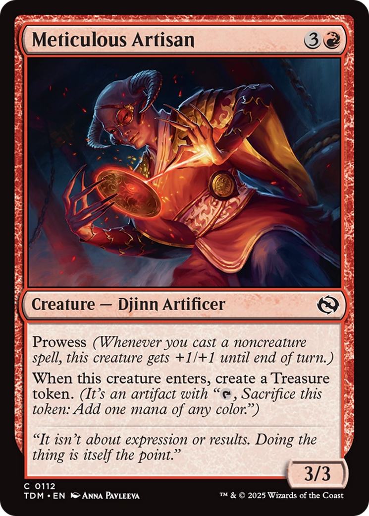 Meticulous Artisan [Tarkir: Dragonstorm] | Card Merchant Takapuna