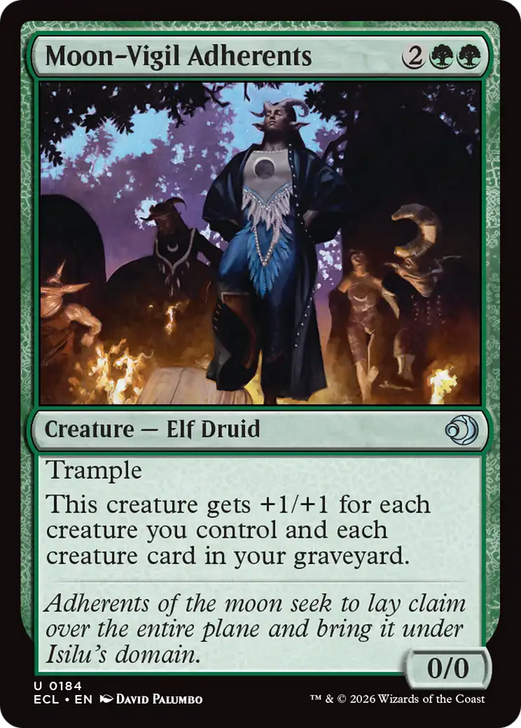 Moon-Vigil Adherents [Lorwyn Eclipsed] | Card Merchant Takapuna