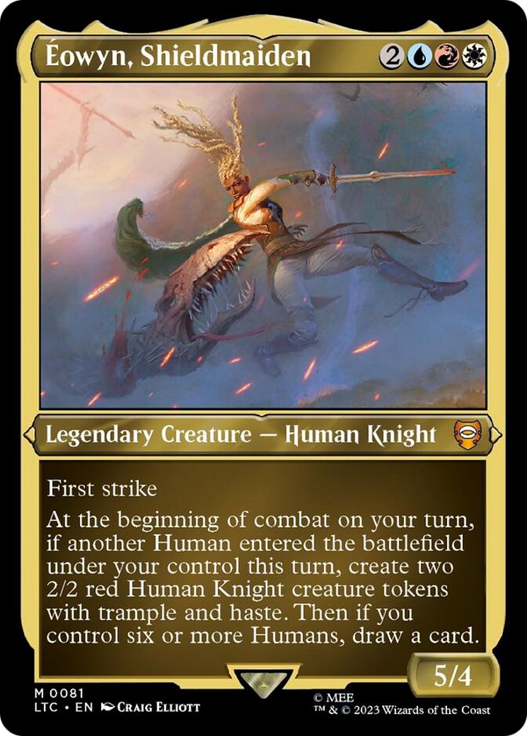 Eowyn, Shieldmaiden (Display Commander) [The Lord of the Rings: Tales of Middle-Earth Commander] | Card Merchant Takapuna