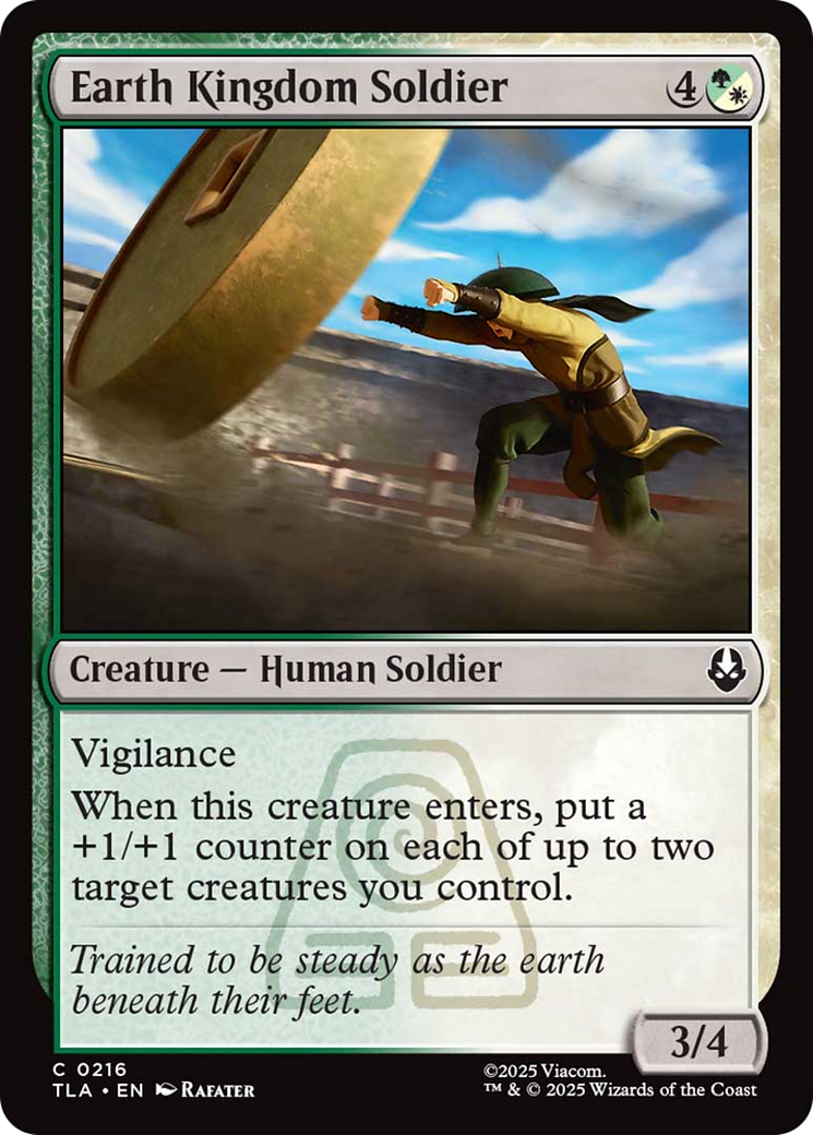Earth Kingdom Soldier [Avatar: The Last Airbender] | Card Merchant Takapuna