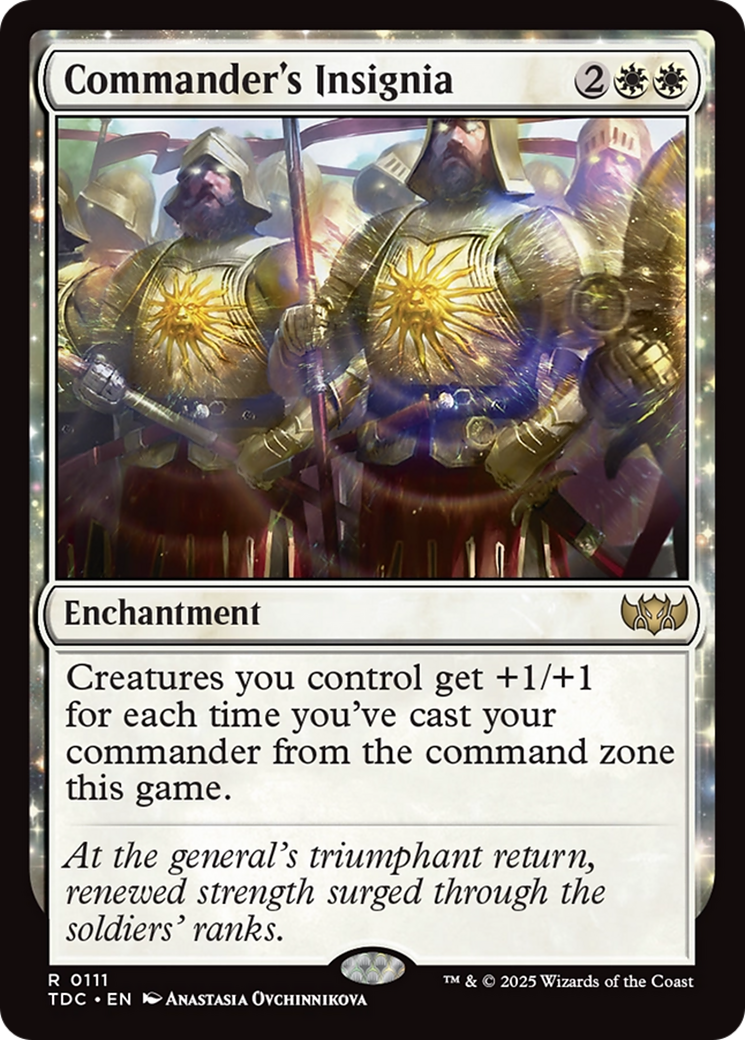 Commander's Insignia [Tarkir: Dragonstorm Commander] | Card Merchant Takapuna