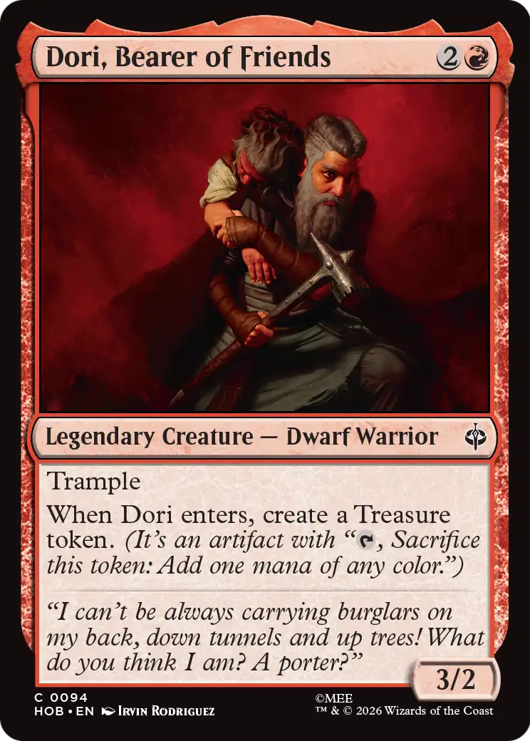 Dori, Bearer of Friends [The Hobbit] | Card Merchant Takapuna