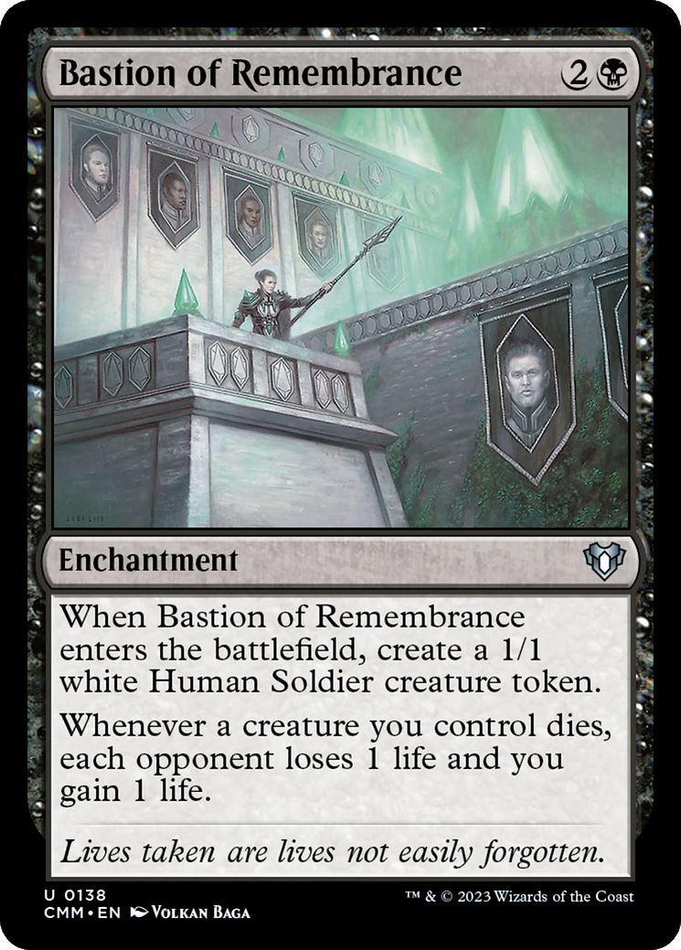 Bastion of Remembrance [Commander Masters] | Card Merchant Takapuna
