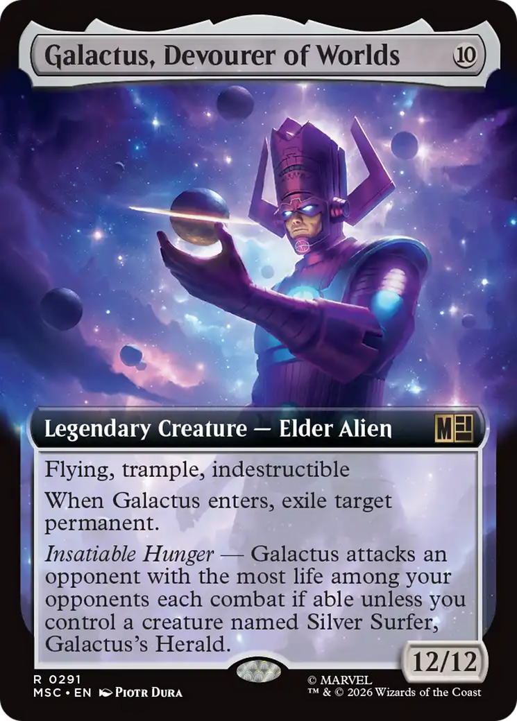 Galactus, Devourer of Worlds (Extended Art) [Marvel Super Heroes Commander] | Card Merchant Takapuna